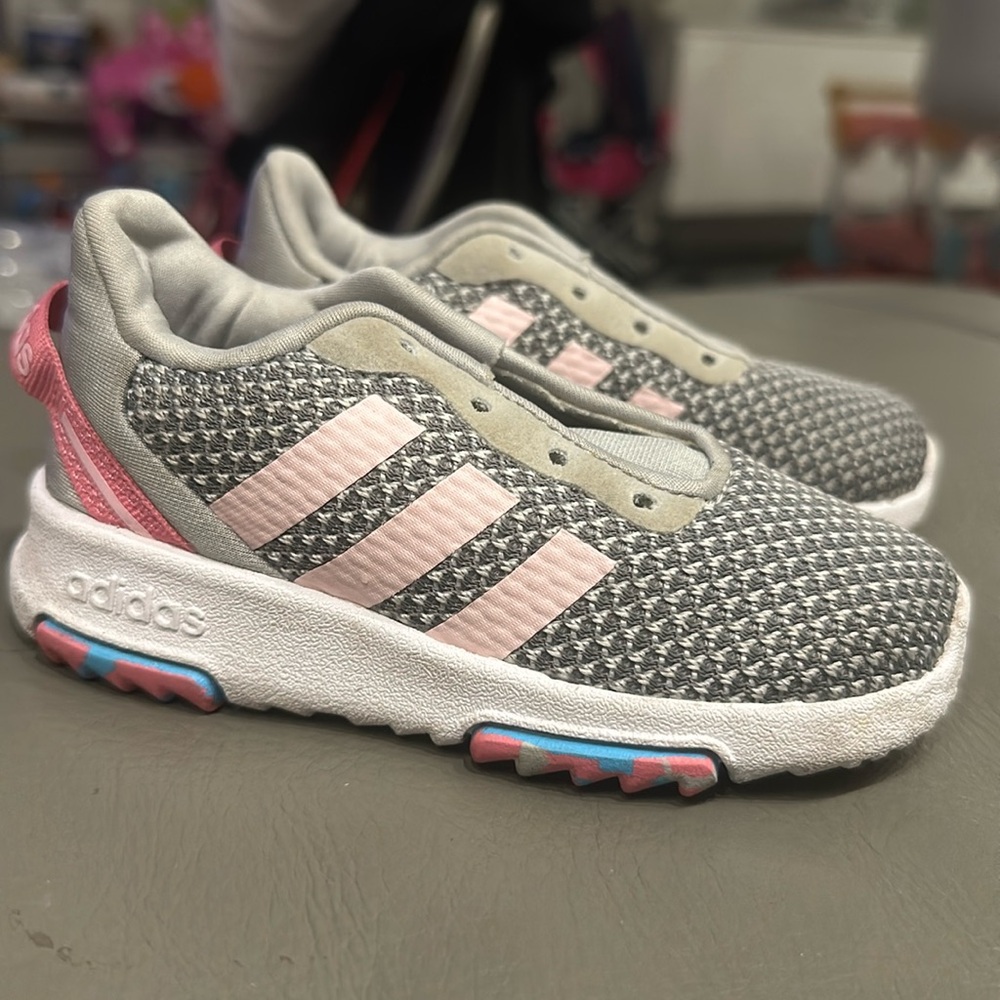 Adidas sneakers for a toddler girl